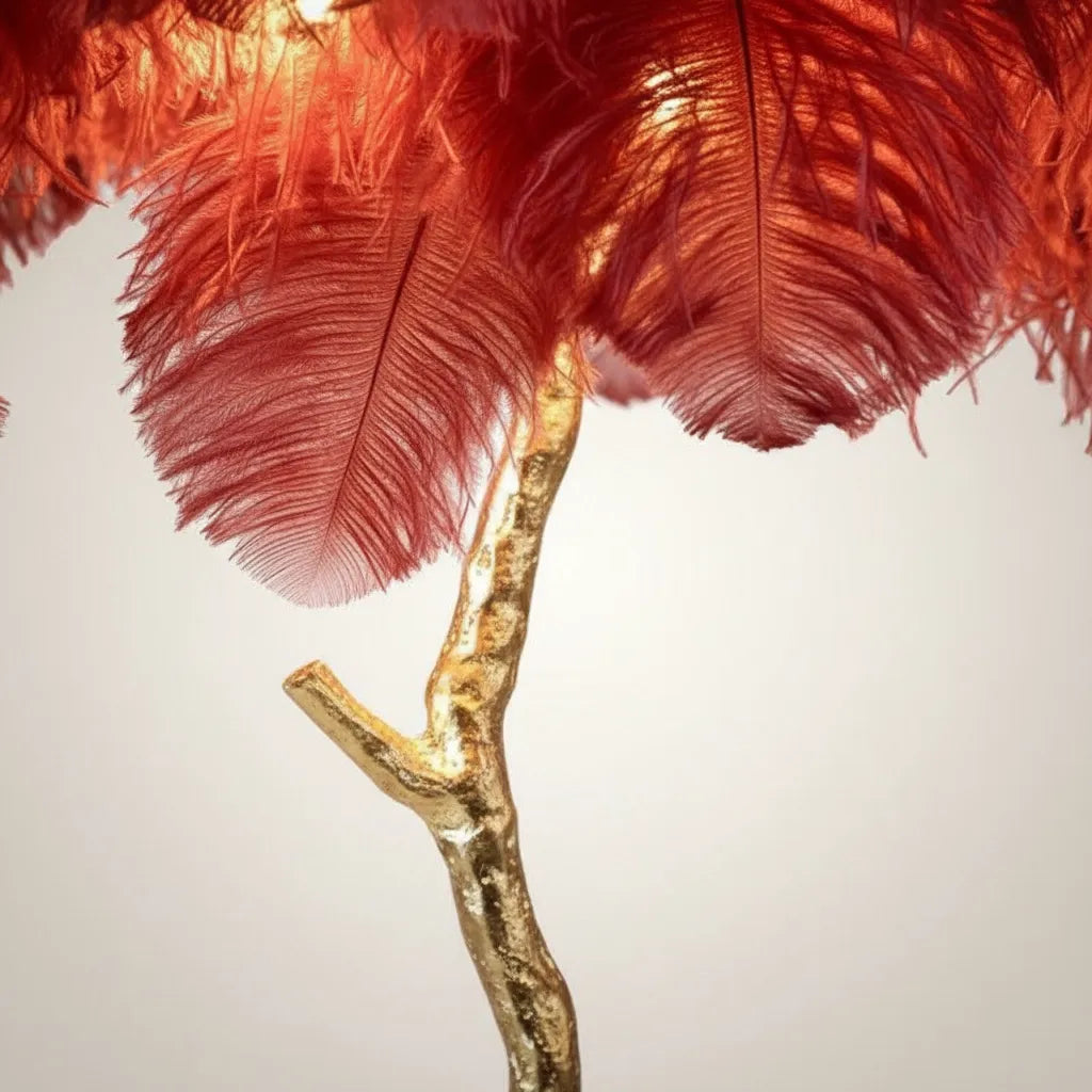 Lampe Plume d'Autruche