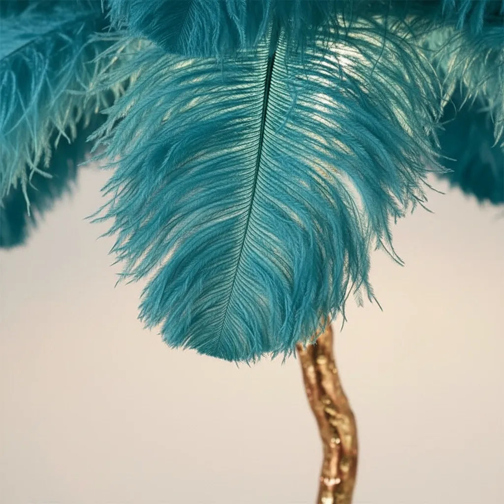 Lampe Plume d'Autruche