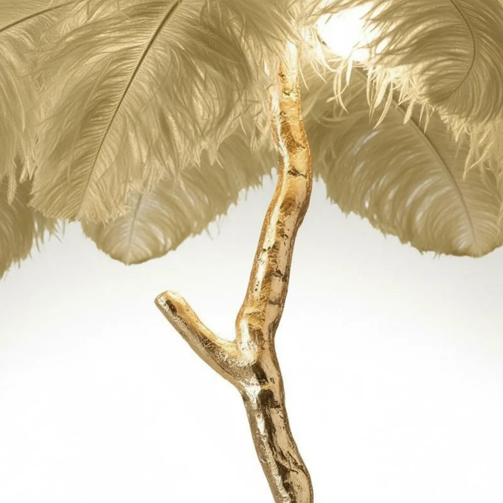 Lampe Plume d'Autruche