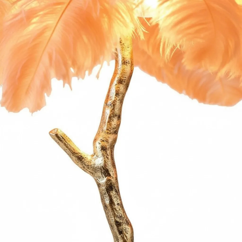 Lampe Plume d'Autruche