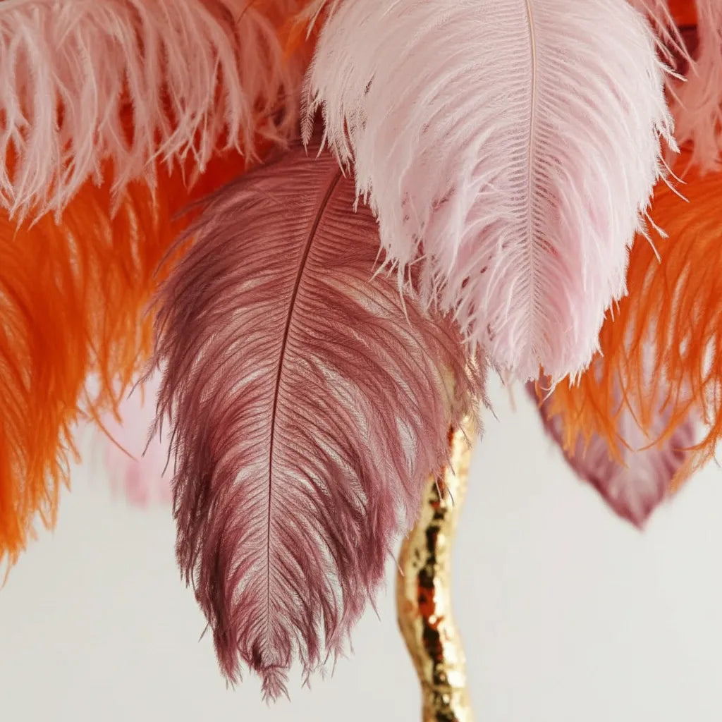 Lampe Plume d'Autruche