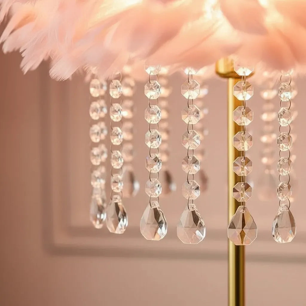 Lampe Plume sur Pied