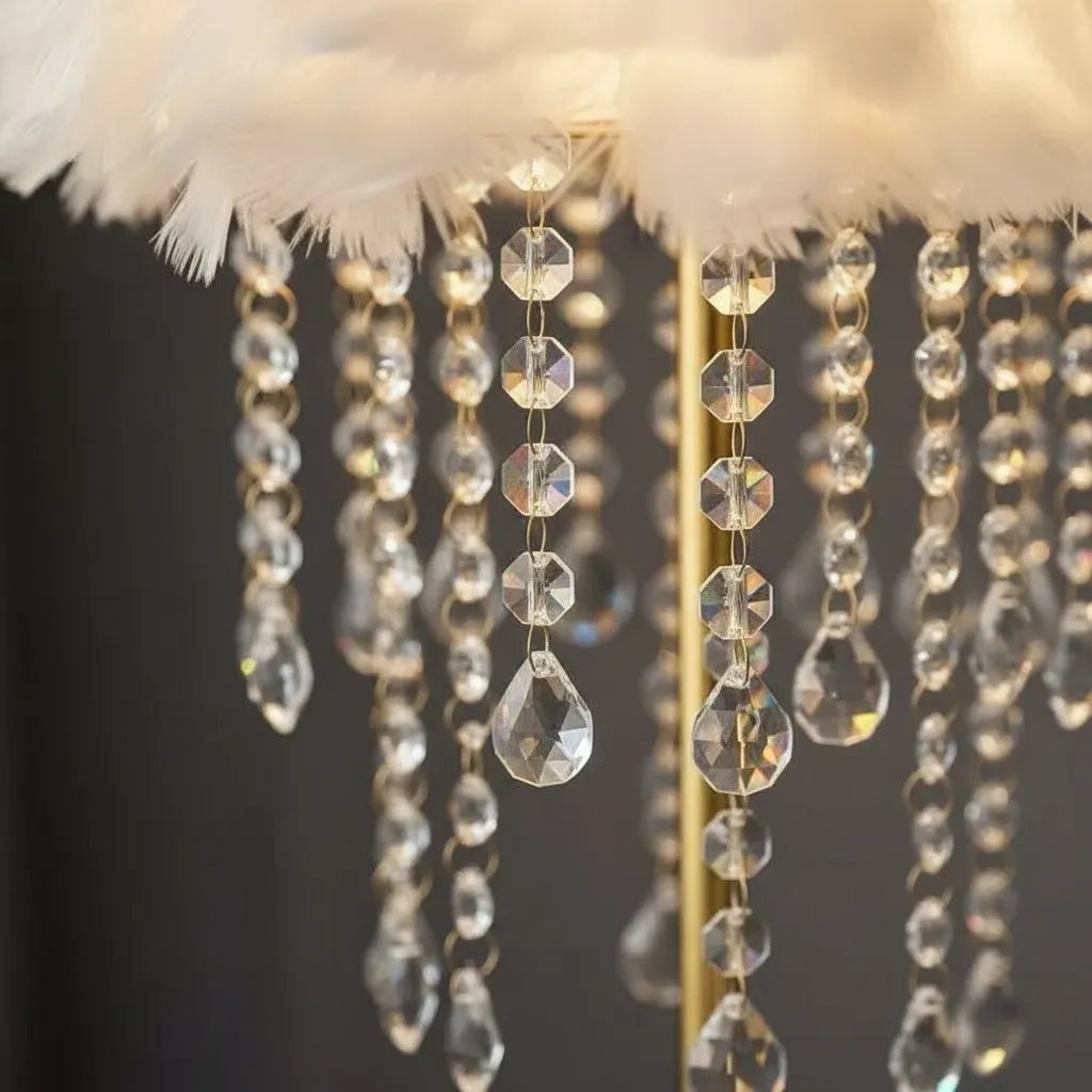 Lampe Plume sur Pied