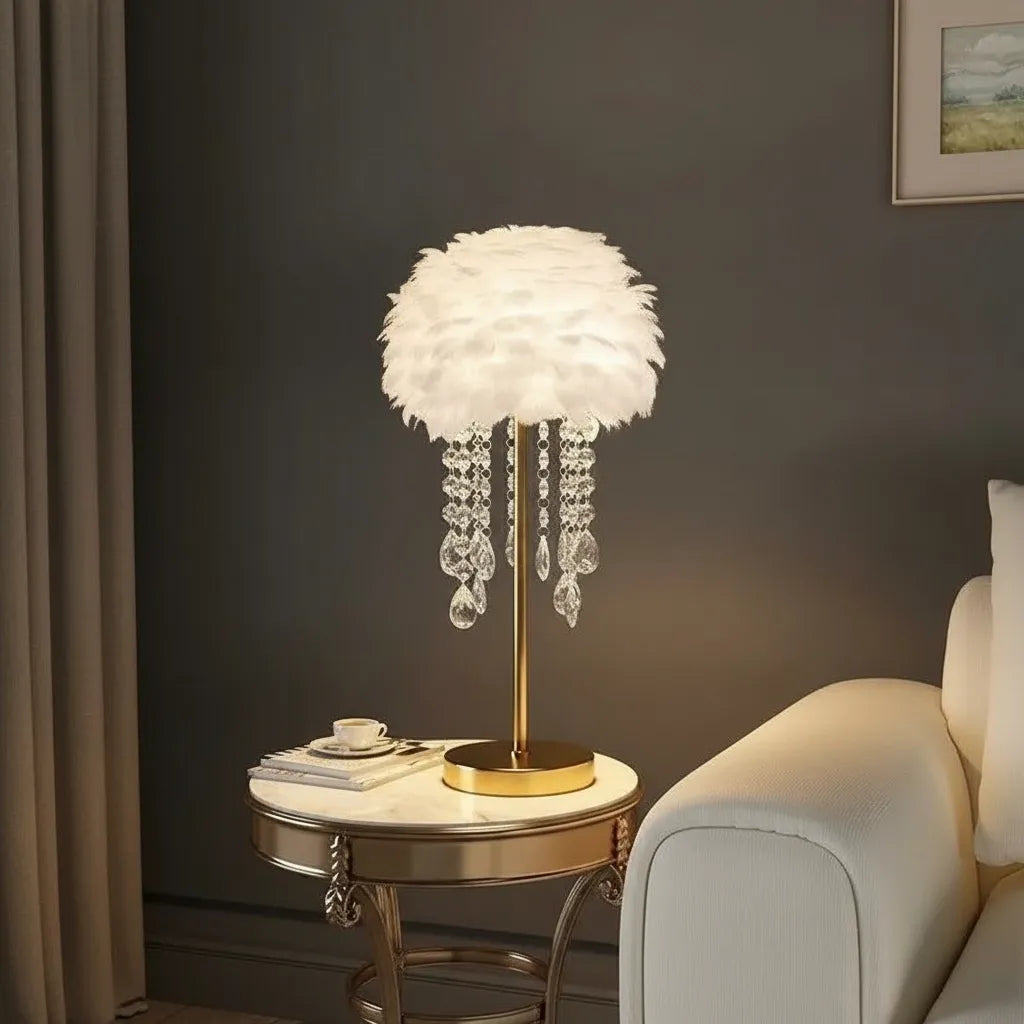 Lampe Plumes