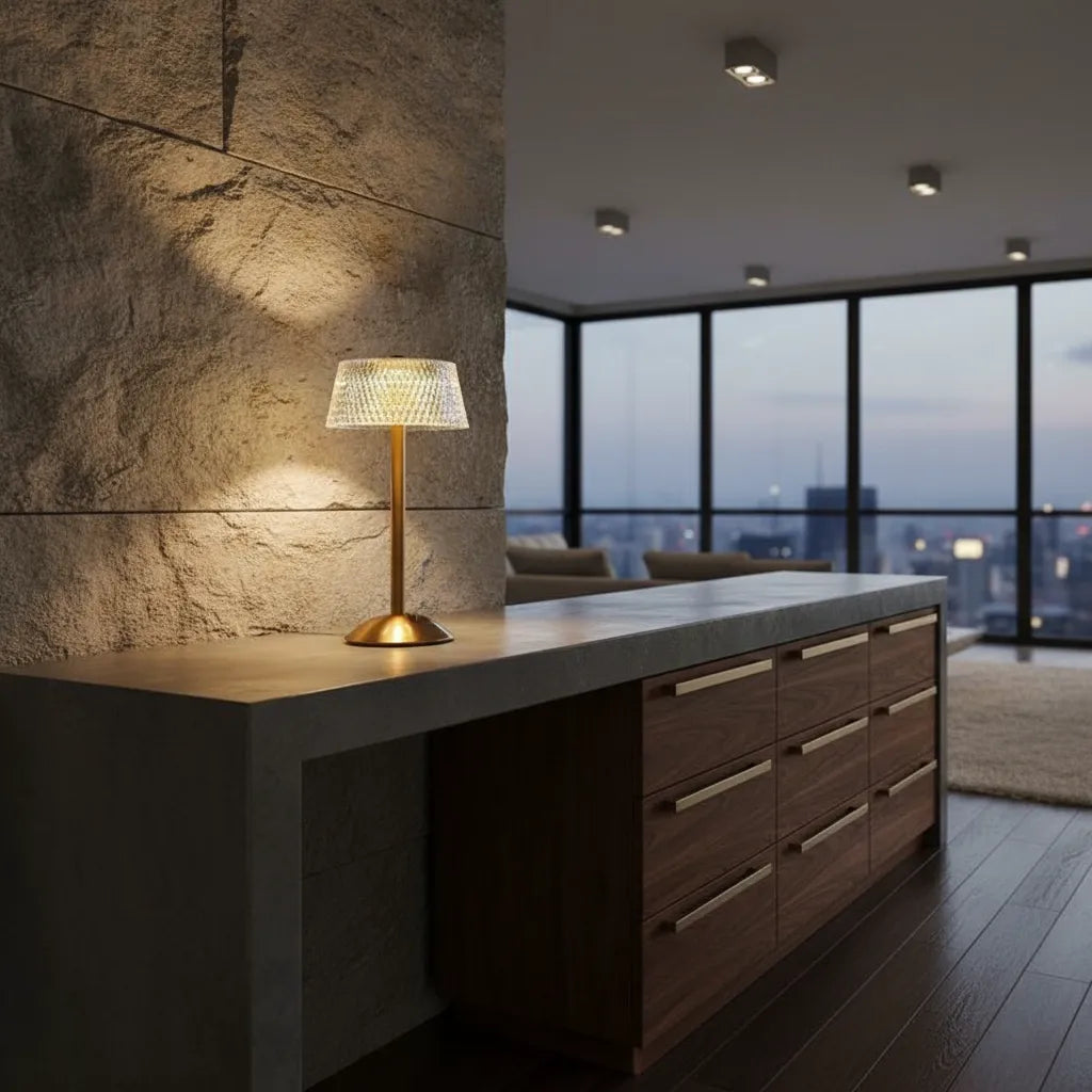 Lampe Sans Fil Cristal