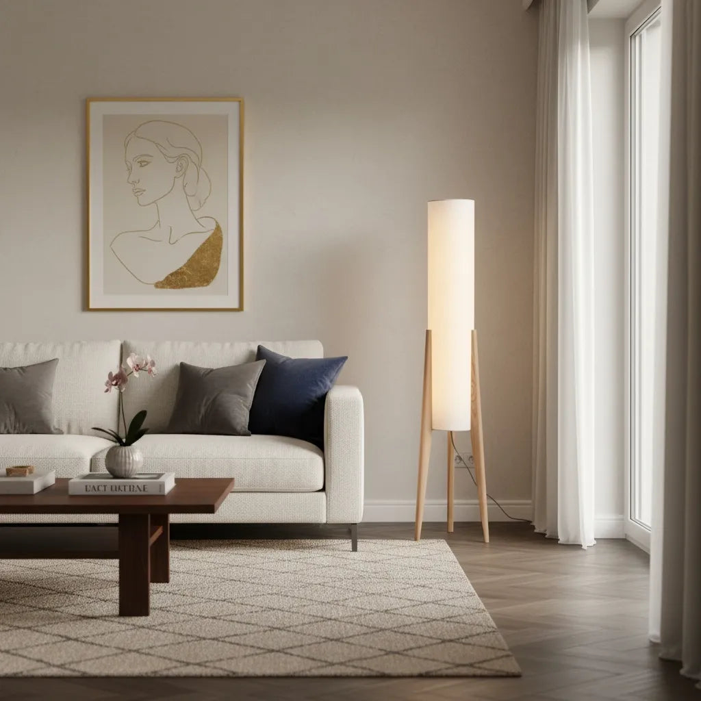 Lampe sur Pied Japonaise