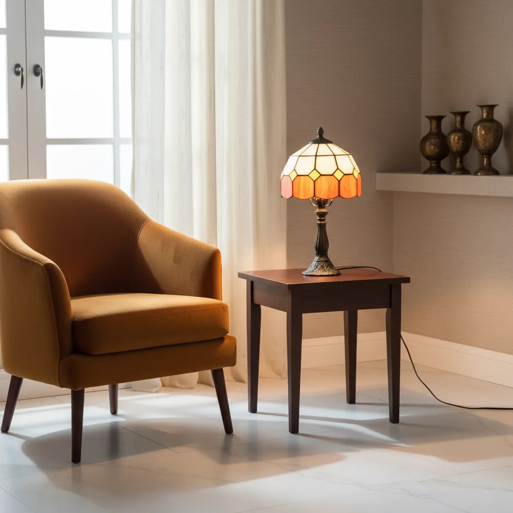 Lampe Tiffany Ambre Royale