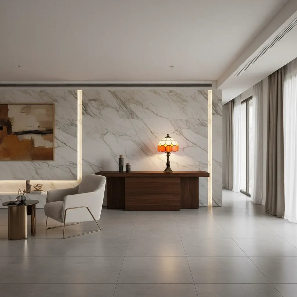 Lampe Tiffany Ambre Royale