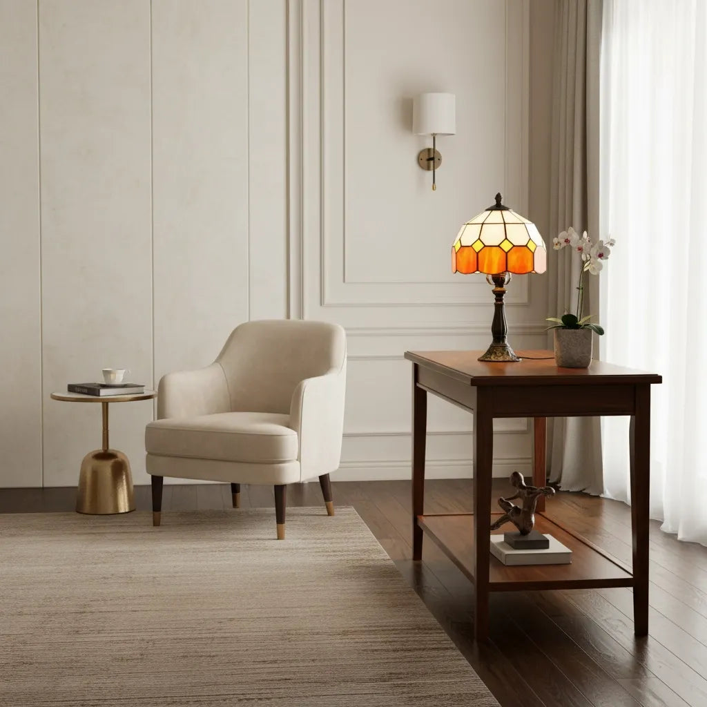 Lampe Tiffany Ambre Royale