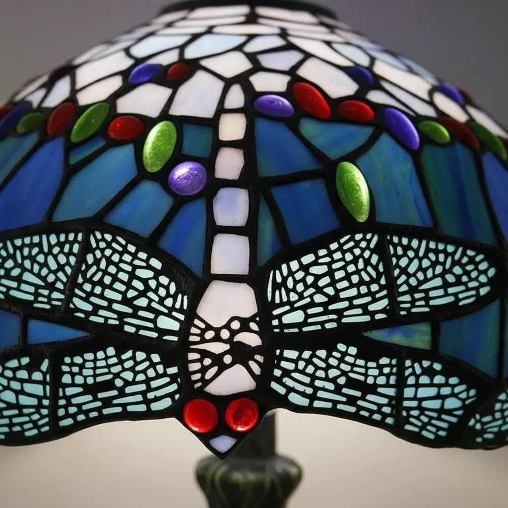 Lampe Tiffany Bleue