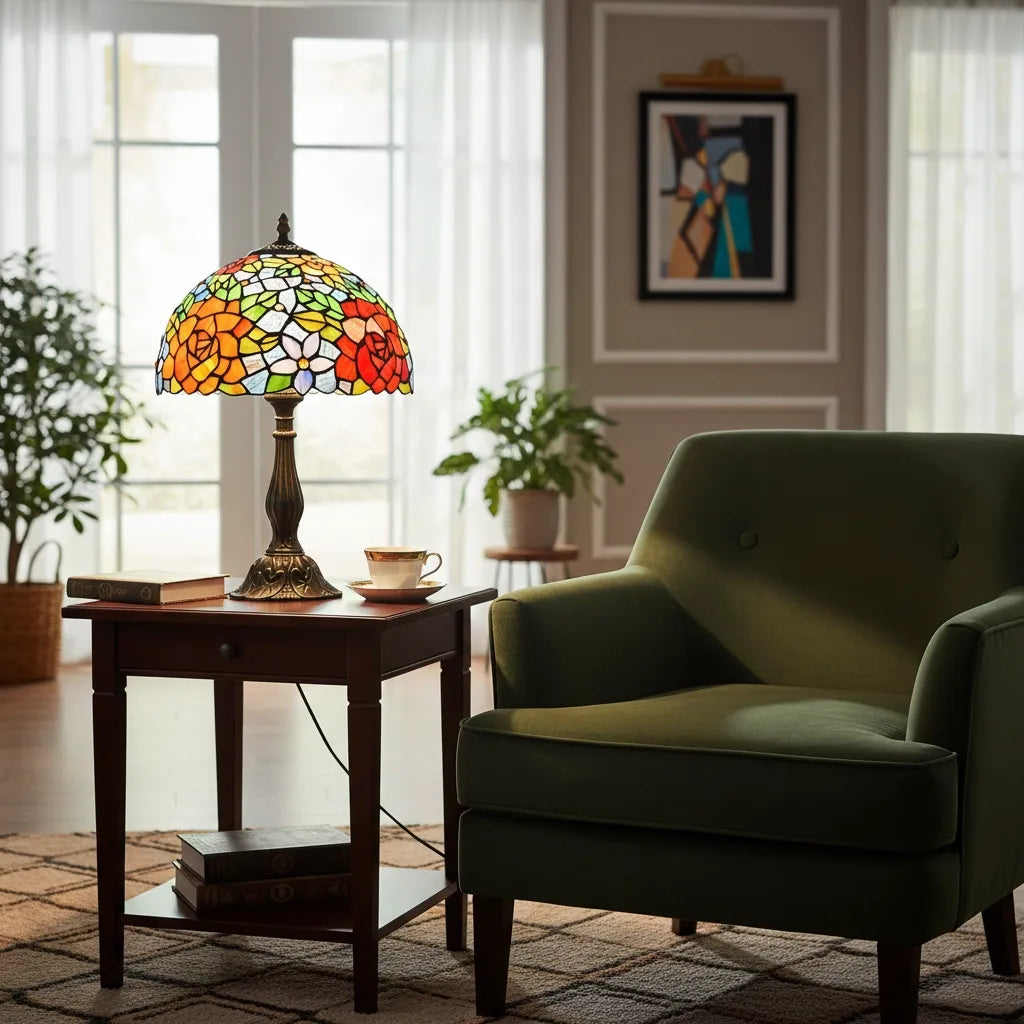 Lampe Tiffany Éclat Floral