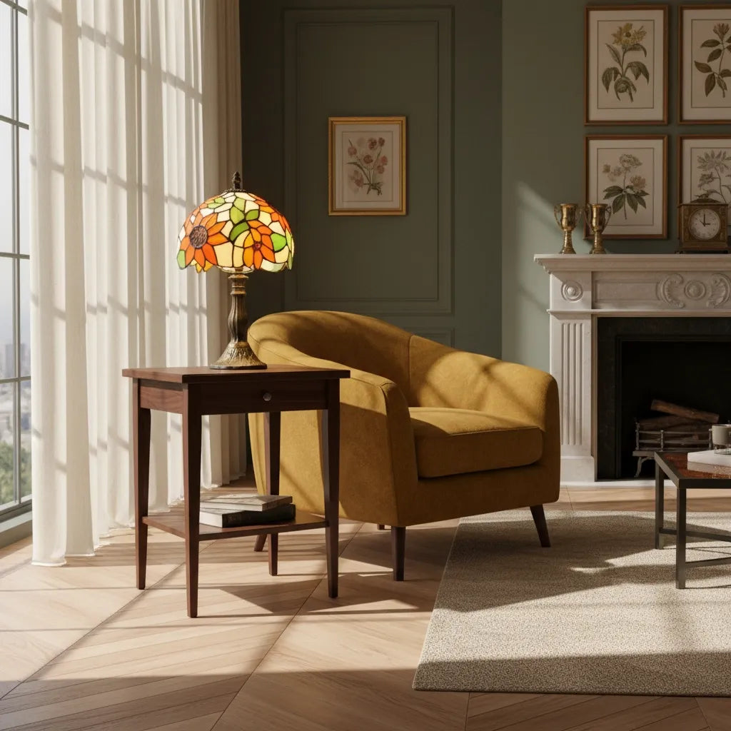 Lampe Tiffany Éclat Tournesol