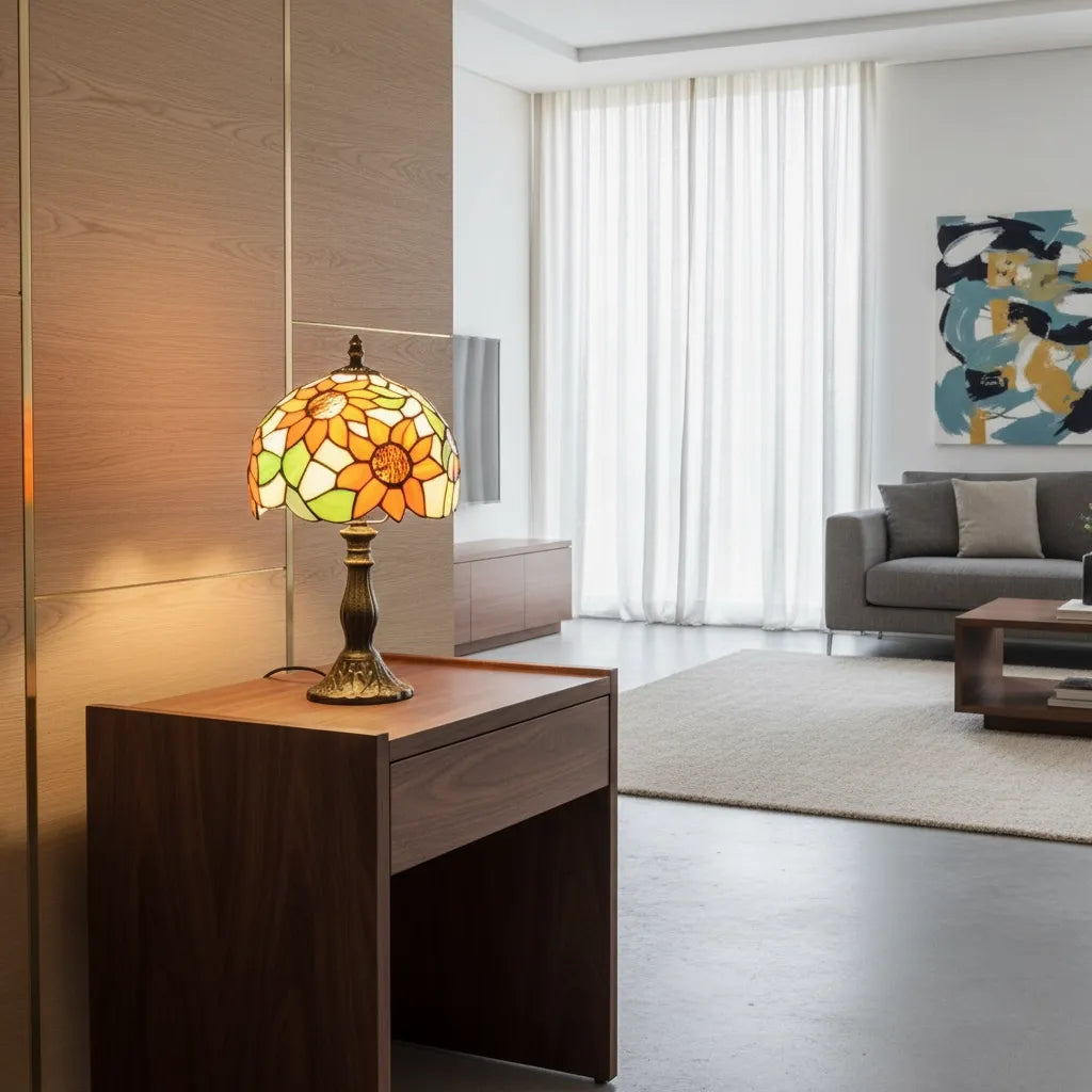 Lampe Tiffany Éclat Tournesol