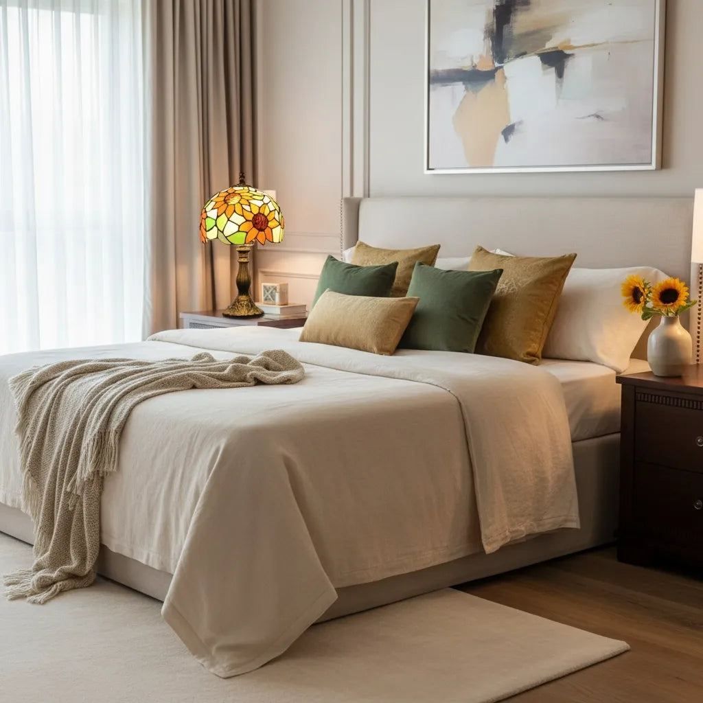 Lampe Tiffany Éclat Tournesol