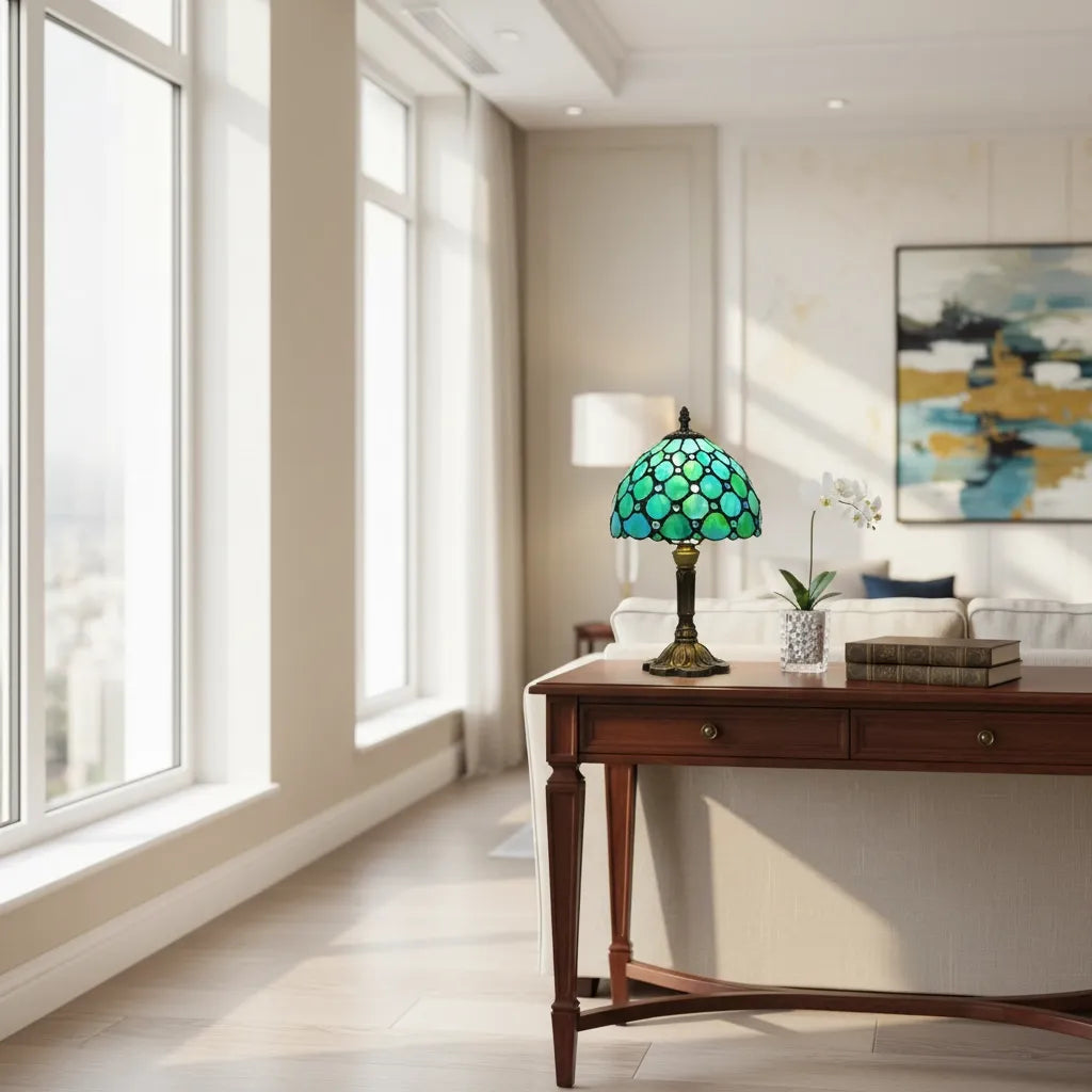 Lampe Tiffany Émeraude
