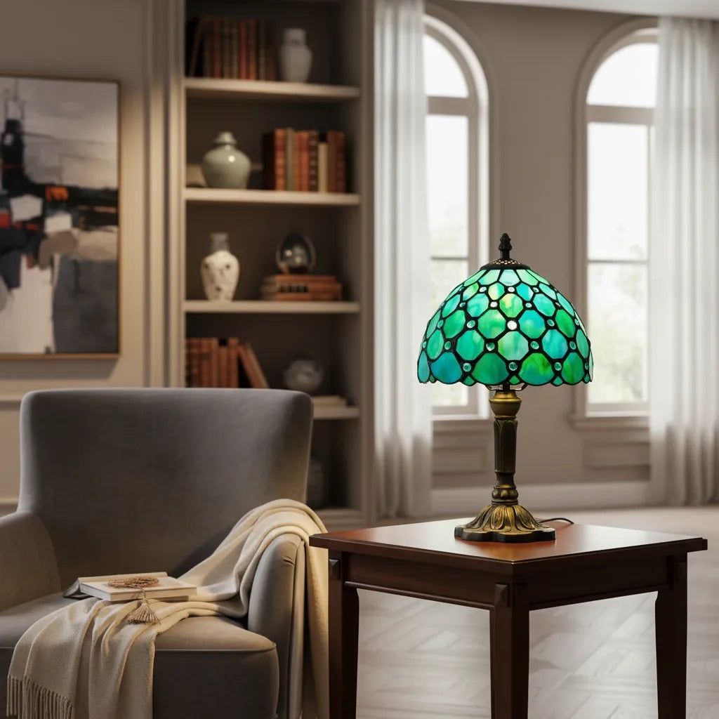Lampe Tiffany Émeraude