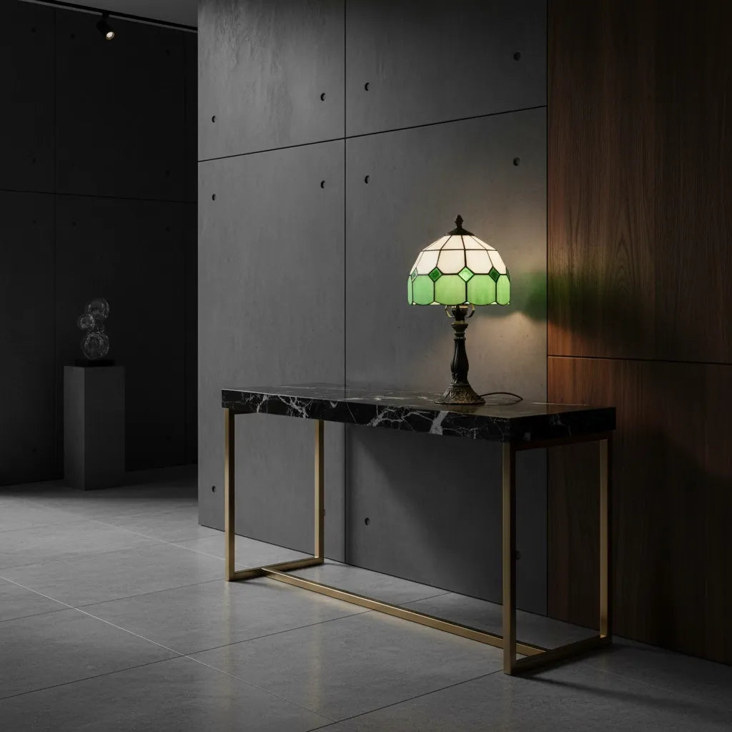 Lampe Tiffany Émeraude Élégance