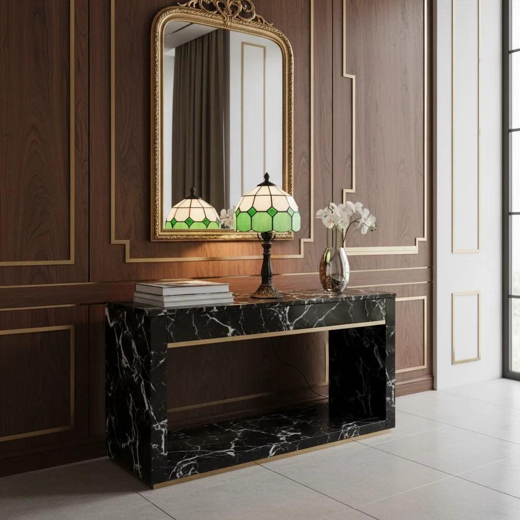 Lampe Tiffany Émeraude Élégance