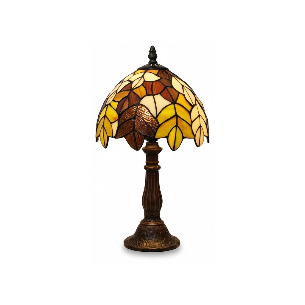 Lampe Tiffany Feuillage Doré