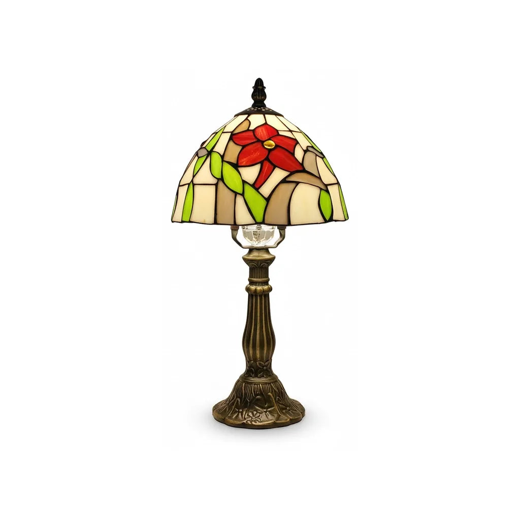 Lampe Tiffany Fleur Écarlate