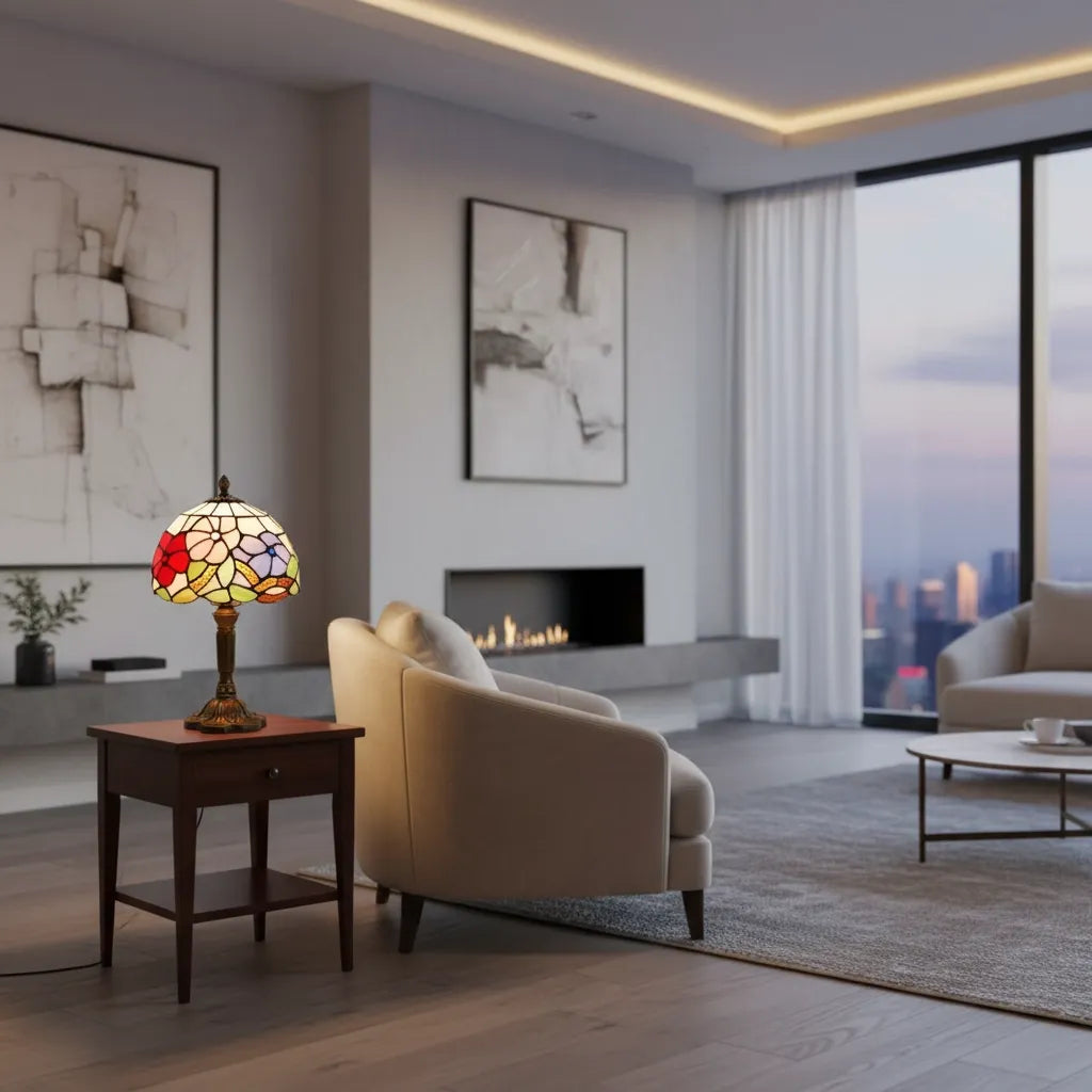 Lampe Tiffany Florale