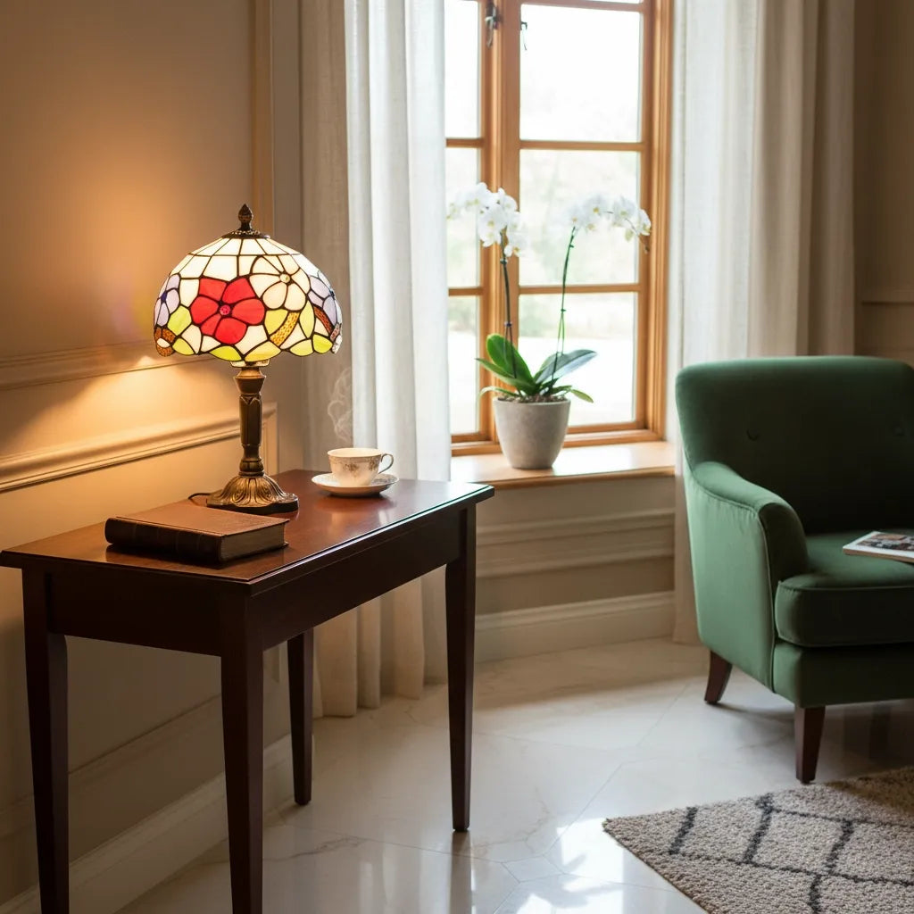 Lampe Tiffany Florale