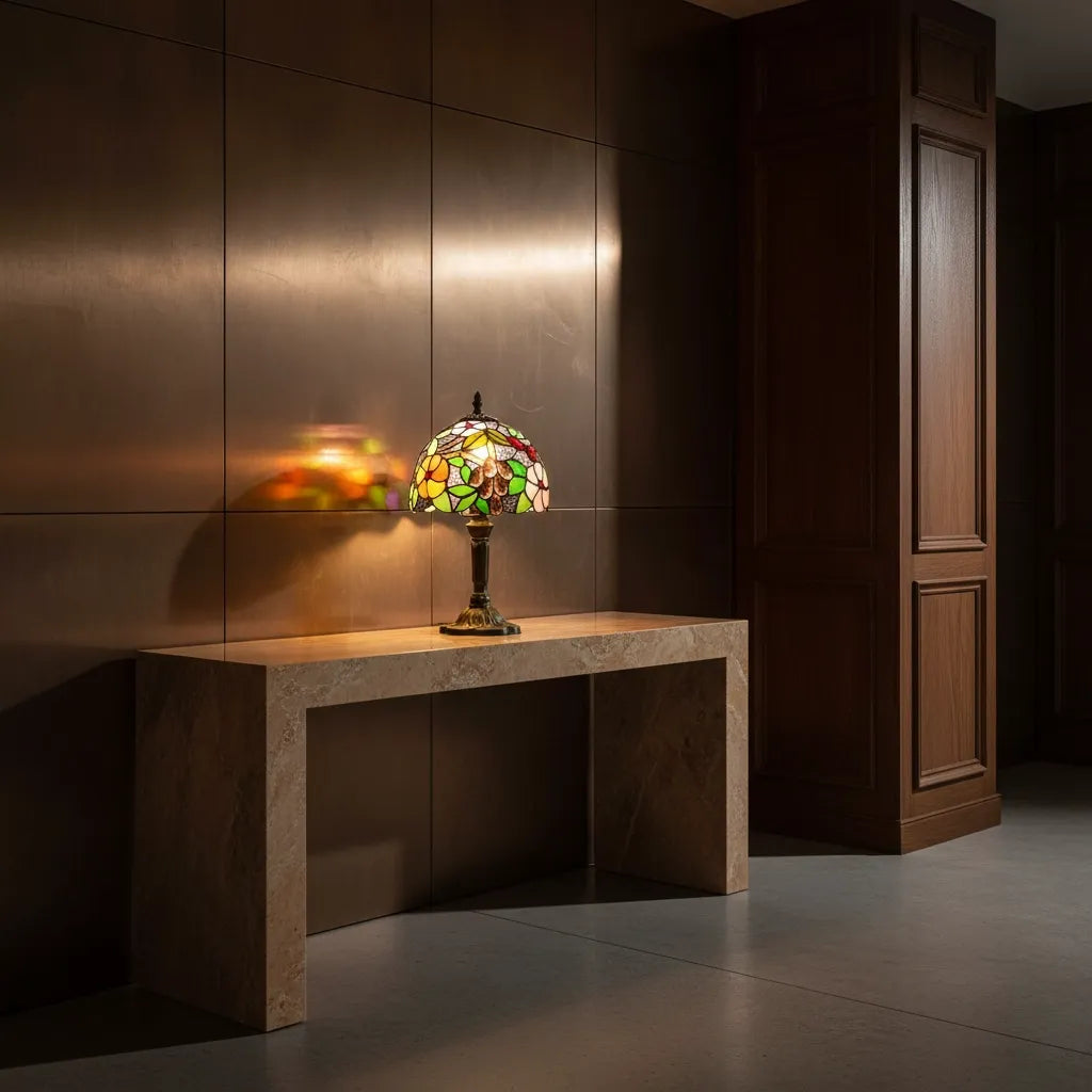 Lampe Tiffany Florale Éclatante