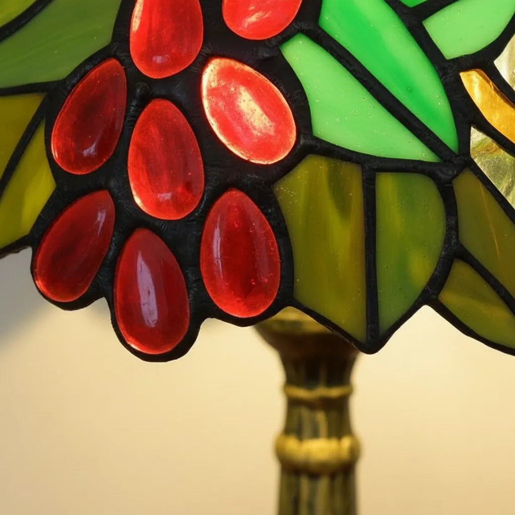 Lampe Tiffany Grenat