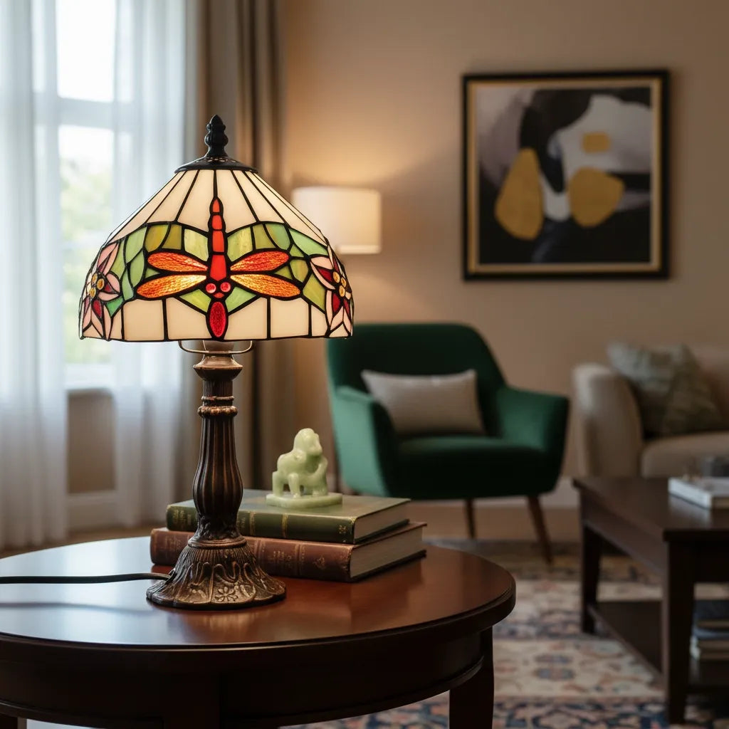 Lampe Tiffany Libellule Impériale