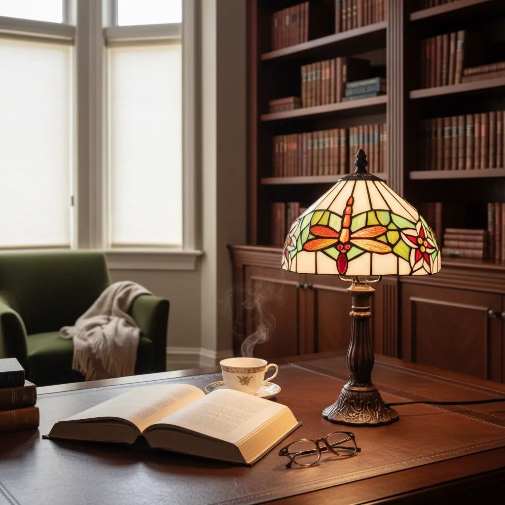 Lampe Tiffany Libellule Impériale