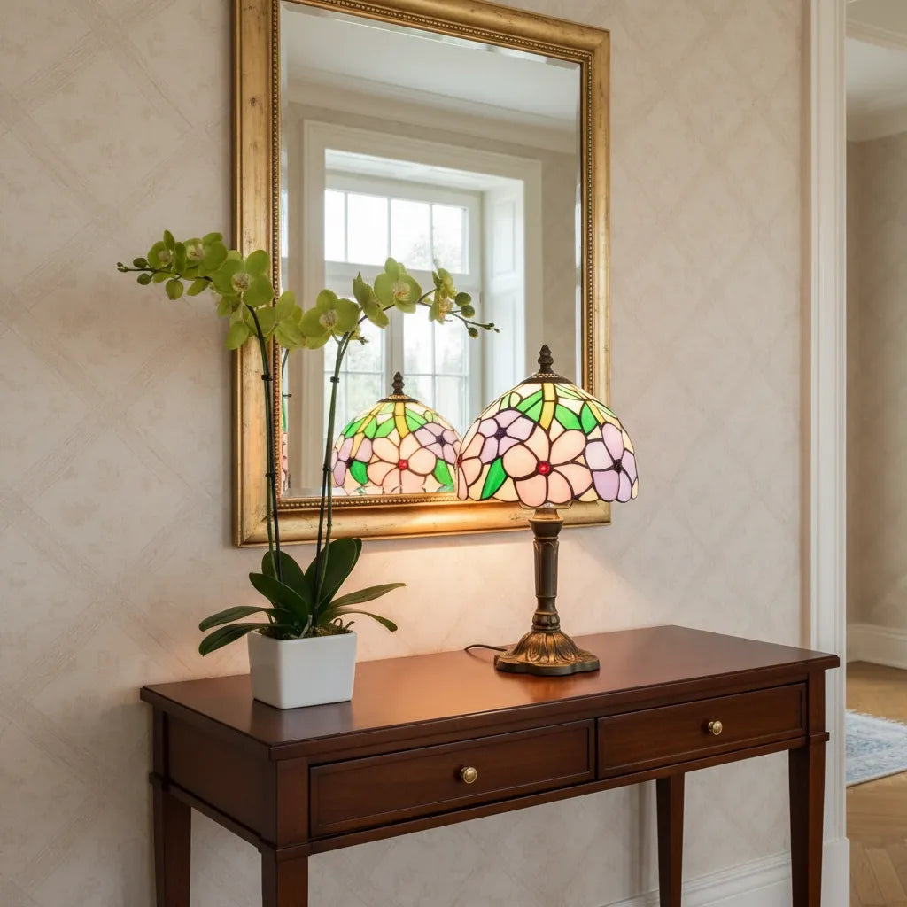 Lampe Tiffany Orchidée