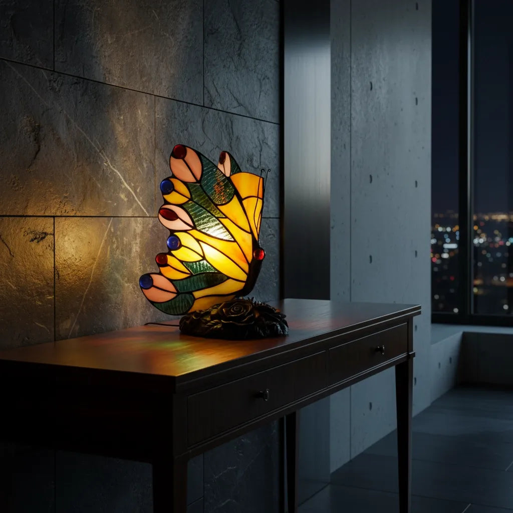Lampe Tiffany Papillon