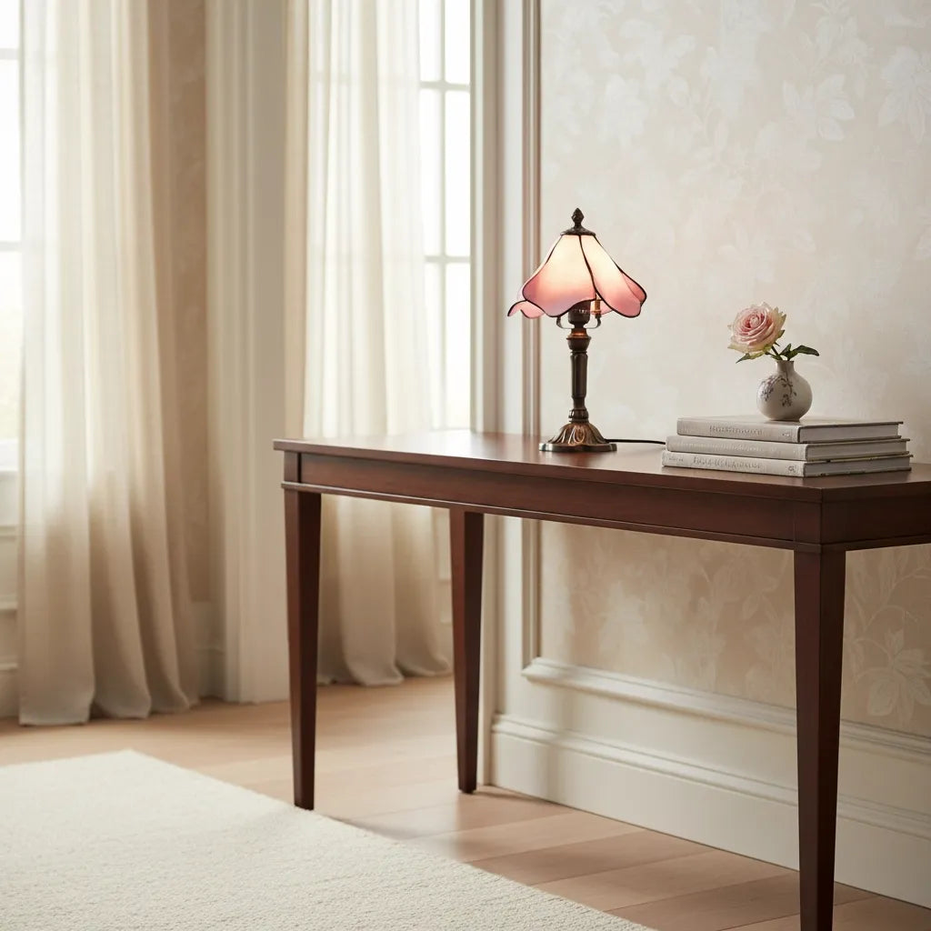 Lampe Tiffany Rosée