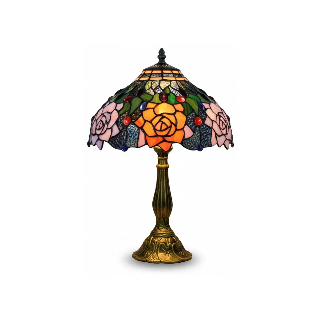 Lampe Tiffany Roseraie