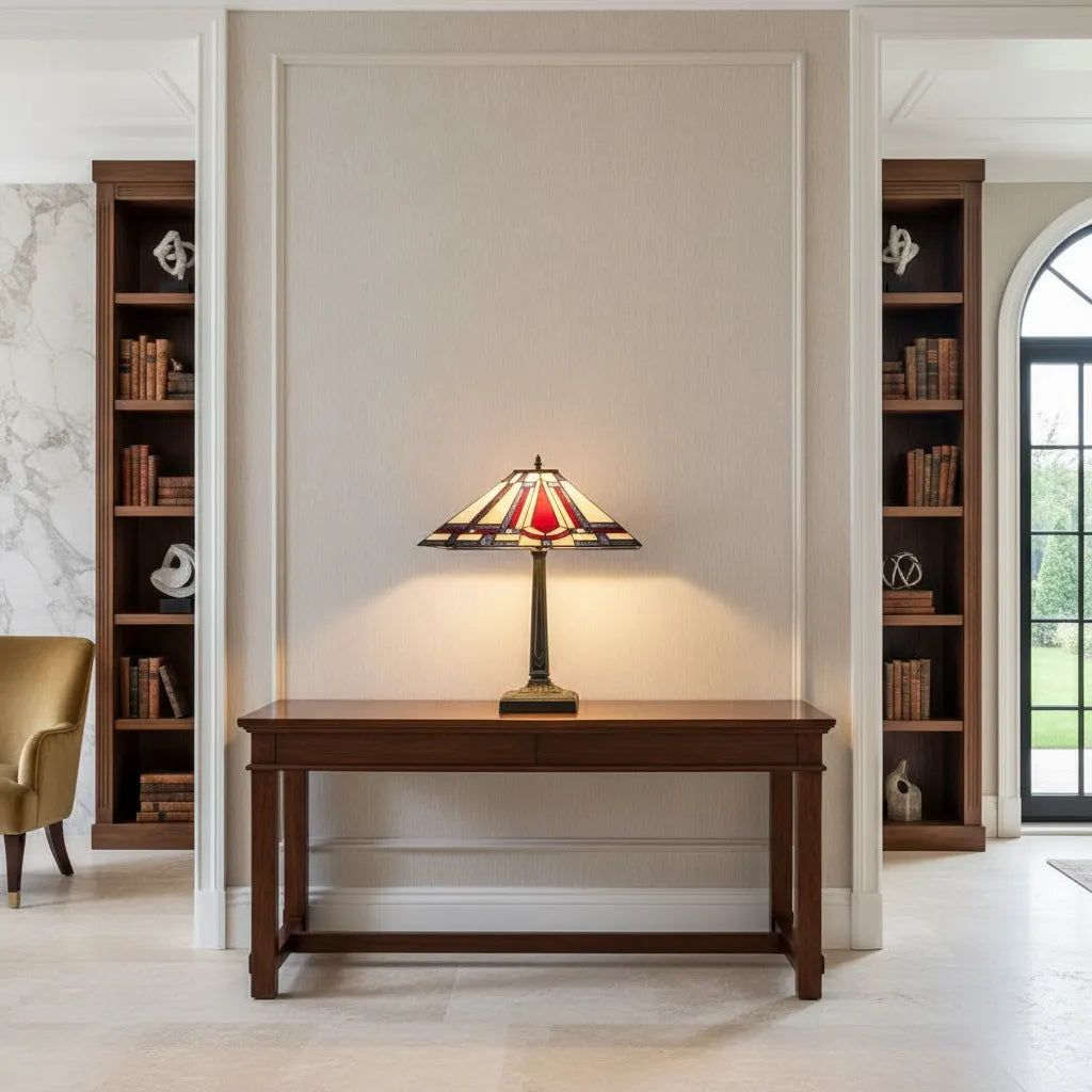 Lampe Tiffany Rubis Royal