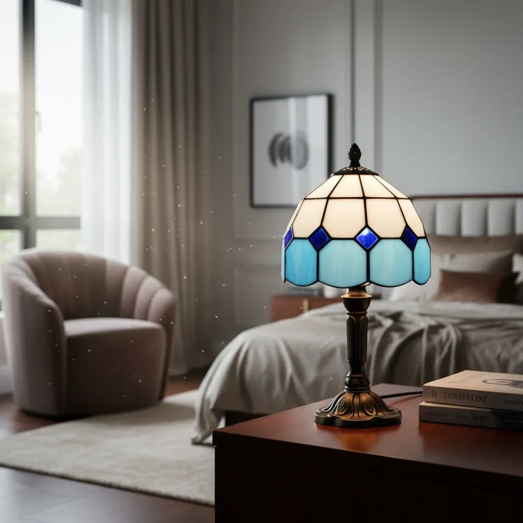 Lampe Tiffany Saphir