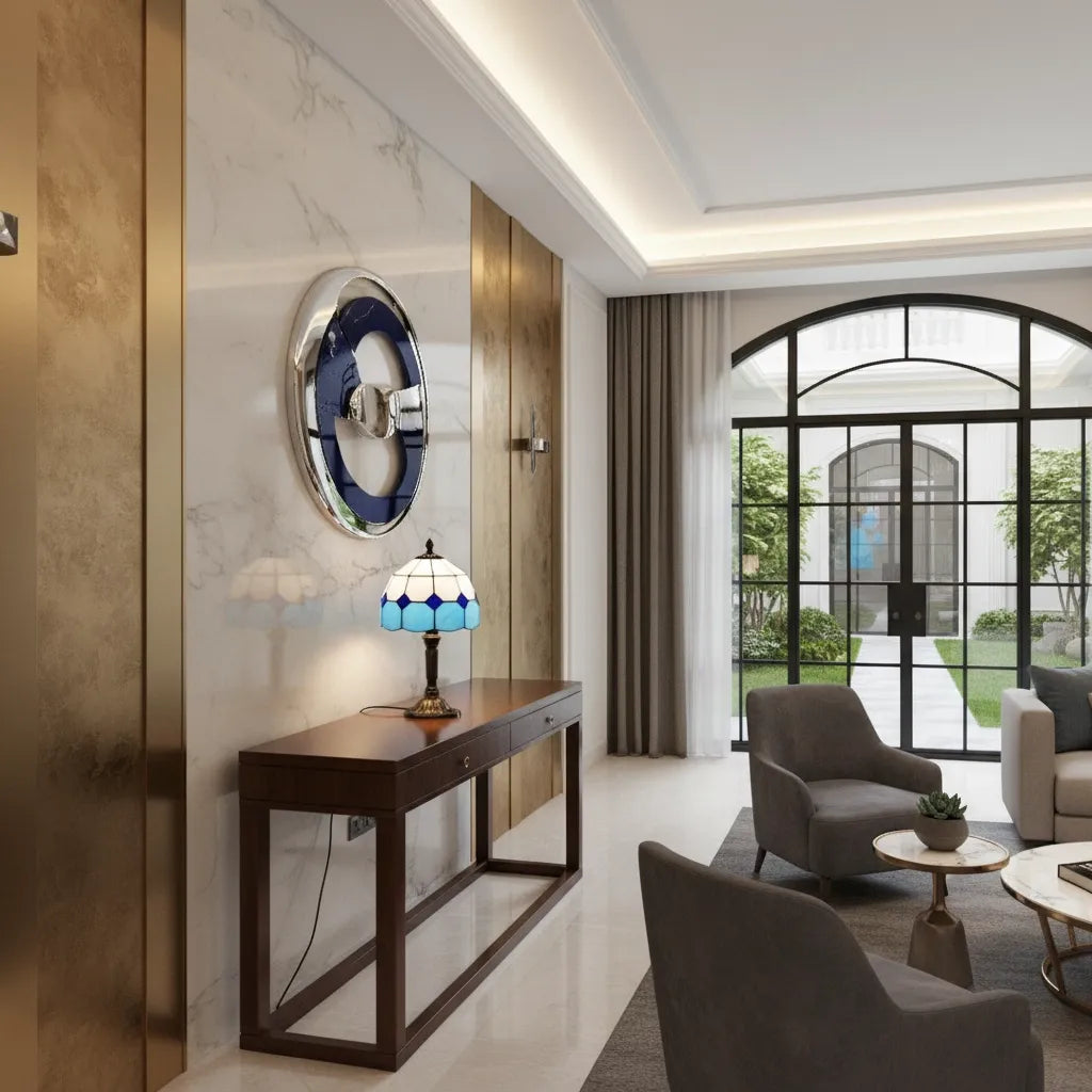 Lampe Tiffany Saphir