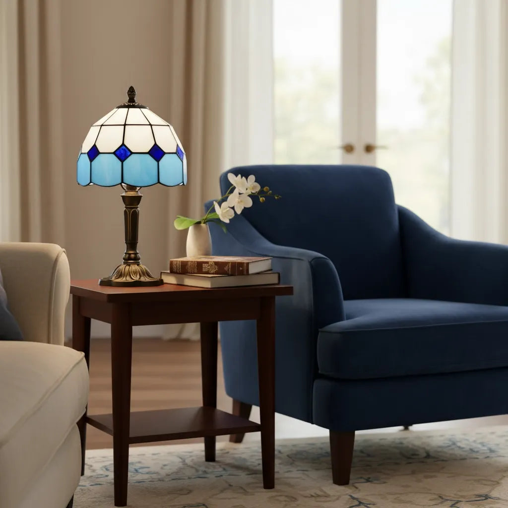 Lampe Tiffany Saphir