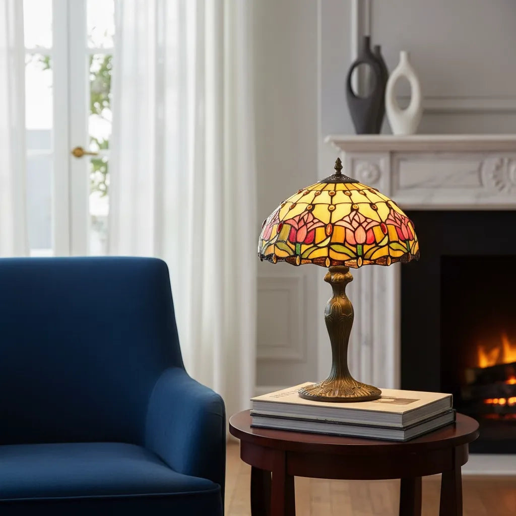 Lampe Tiffany Tulipe Royale