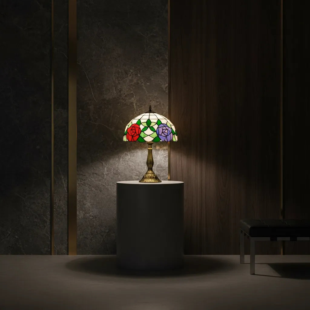 Lampe Tiffany Vintage Rosace