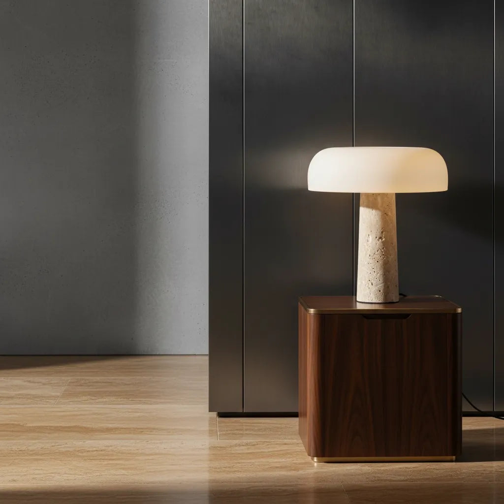 Lampe Travertin