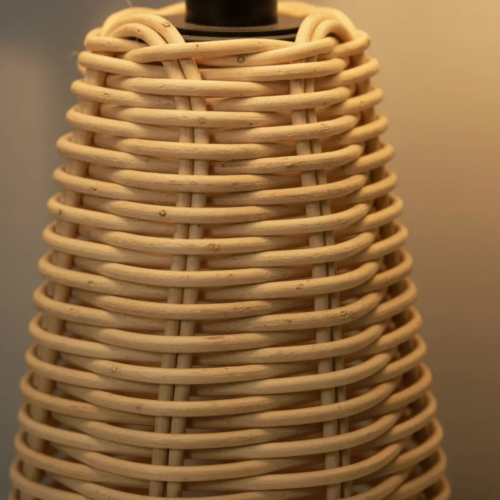 Lampe de Chevet Rotin