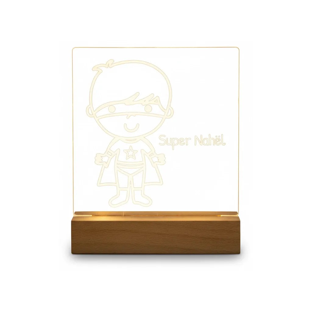 Veilleuse Bébé Personnalisable