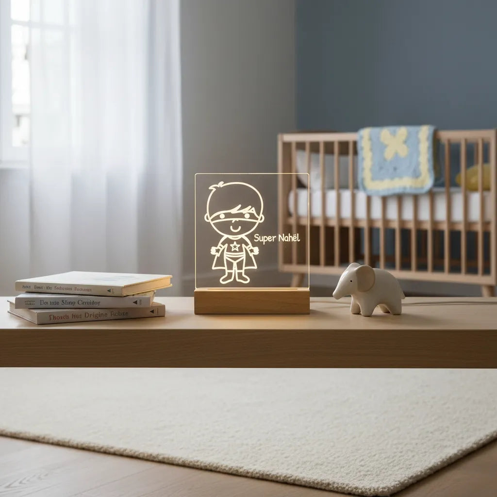 Veilleuse Bébé Personnalisable