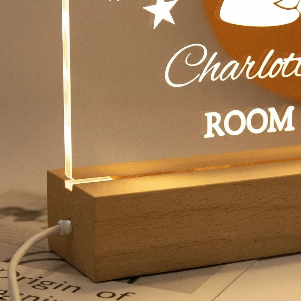 Veilleuse Bébé Personnalisable